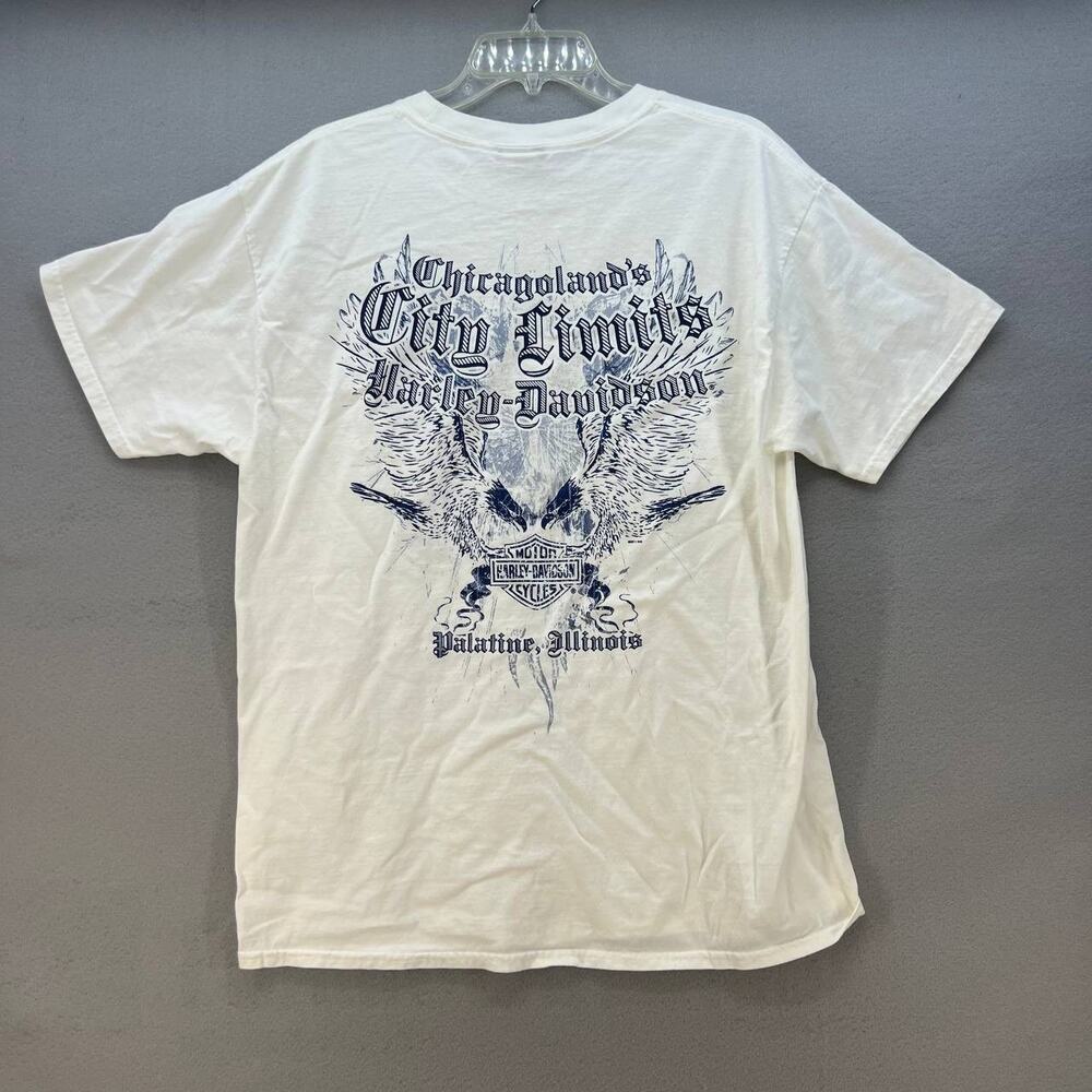 Harley Davidson Men's Chicagoland T-Shirt Size Large Short Sleeve - Picture 4 of 11